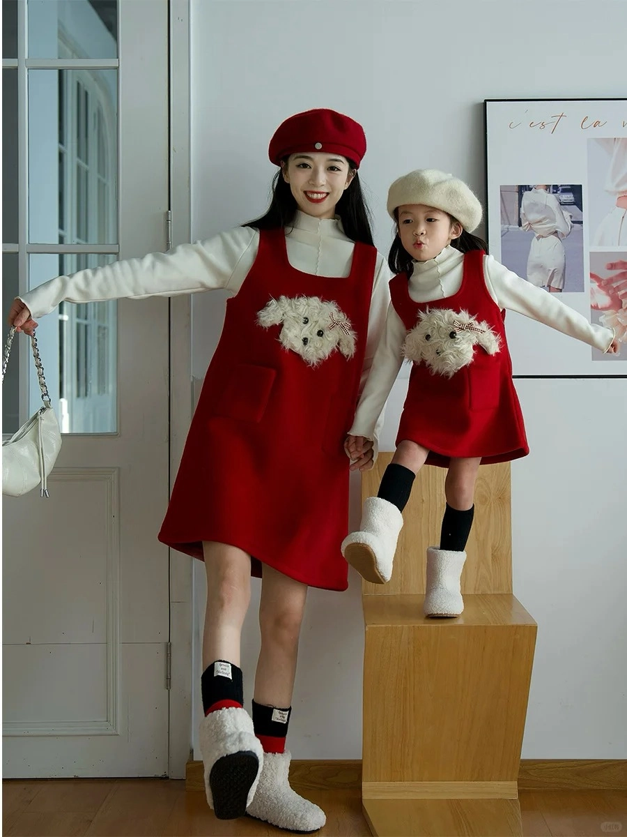 Áo gia đình tết in hình ngựa ngộ nghĩnh cho bé yêu