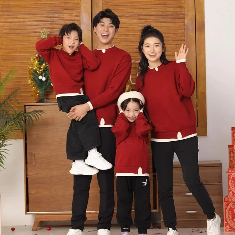 Đồng phục gia đình tết bính ngọ in hình linh vật tinh tế