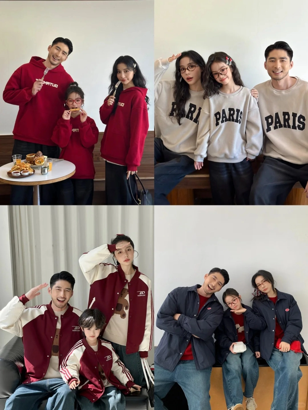 Bố và con trai diện set đồ gia đình tết cách tân lịch lãm phong độ