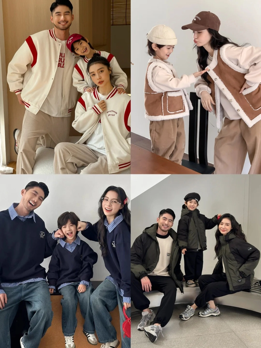 Bộ ảnh gia đình tết đẹp chụp tại vườn hoa rực rỡ sắc màu