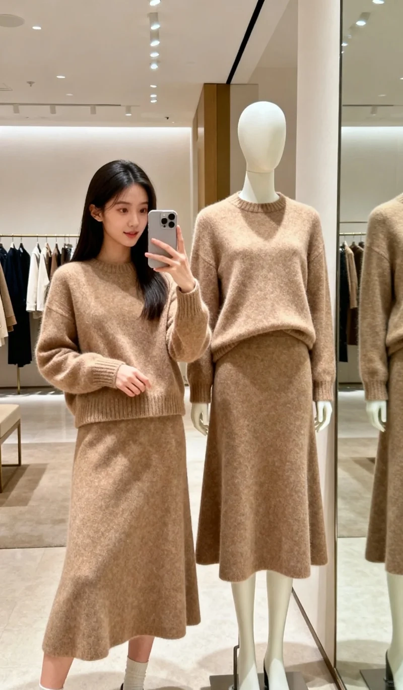 Tối giản mà tinh tế cùng set len tăm phong cách tối giản