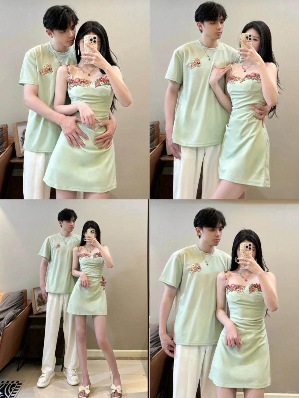 Set váy áo đôi chất liệu vải tweed sang trọng quý phái