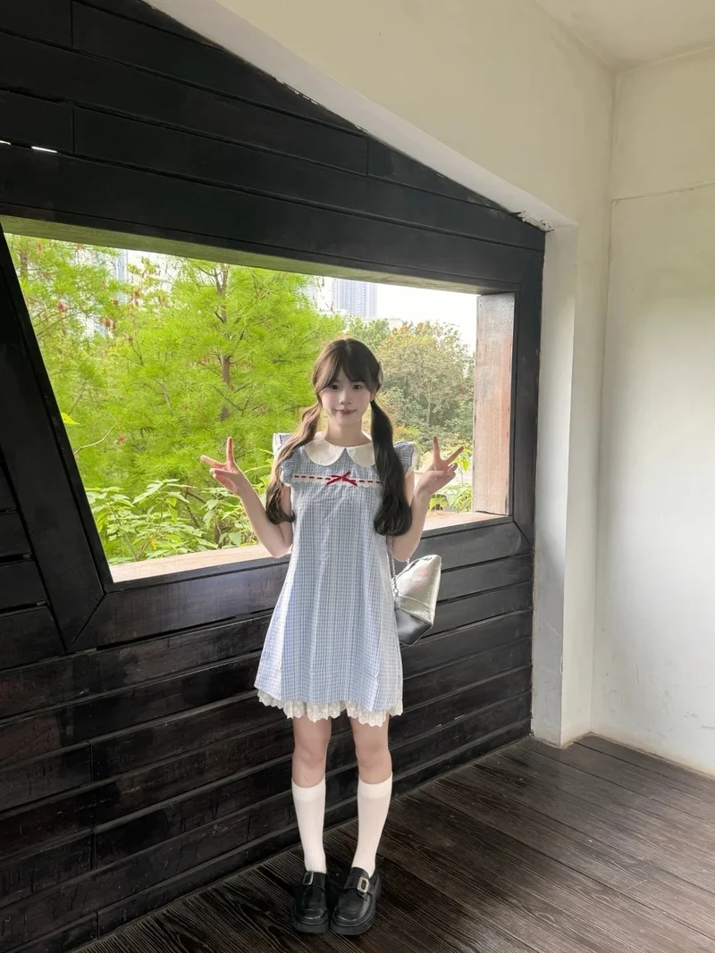 Thoải mái năng động với váy baby doll dáng rộng