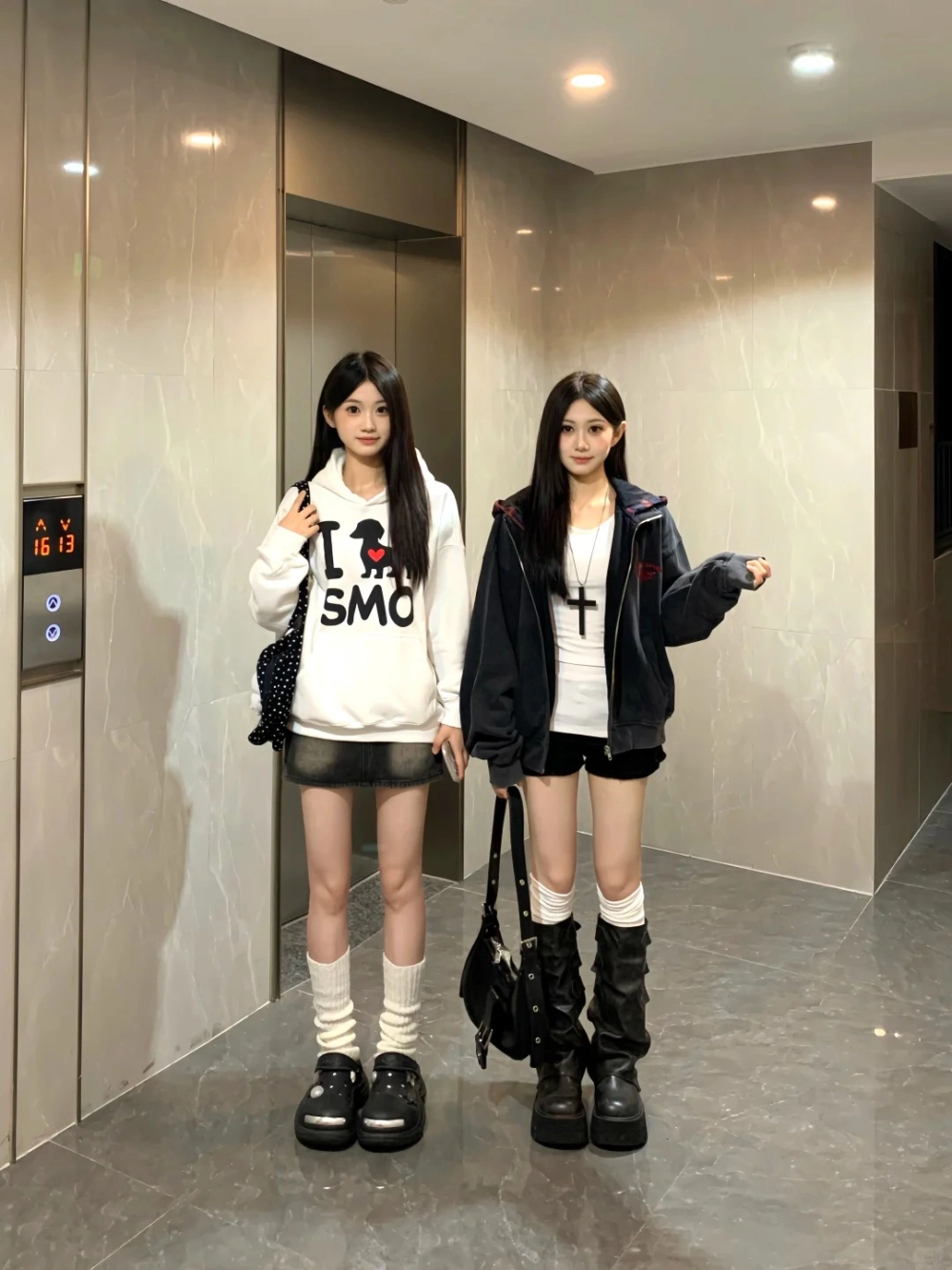 Set váy đôi chị em gái vải voan mềm mại nhẹ nhàng