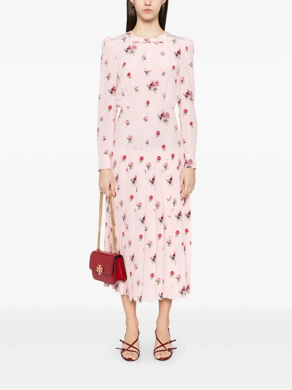 Váy hoa nhí cao cấp tôn dáng nhẹ nhàng