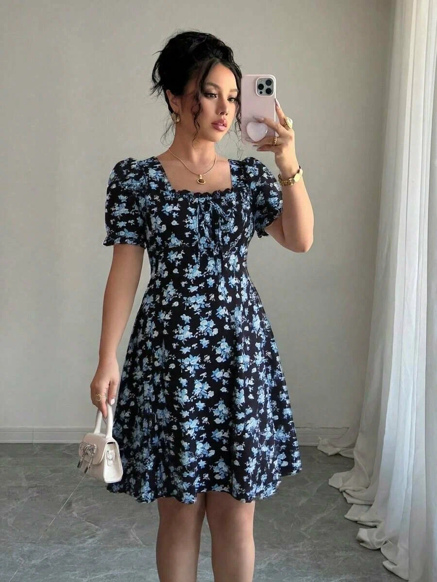 Họa tiết hoa nhí tạo điểm nhấn tinh tế