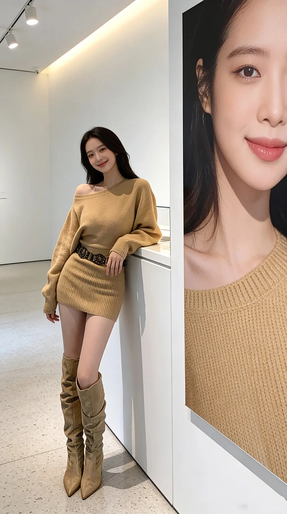 Đầm lệch vai thời thượng cho tiệc sang trọng