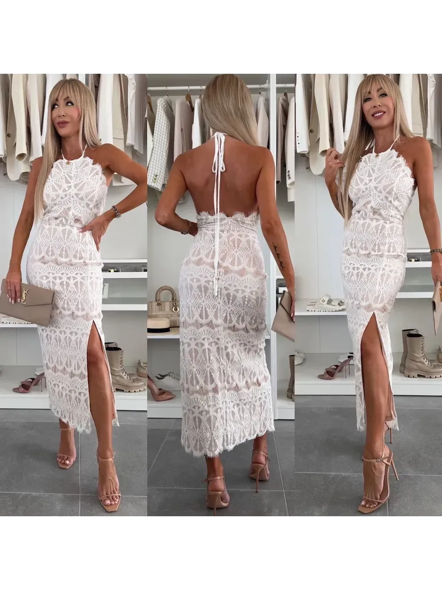 Váy ren trắng phổ biến trong nhiều dịp lễ