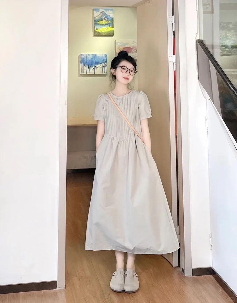 Ảnh đẹp sống động với váy suông dạo phố ảnh đẹp