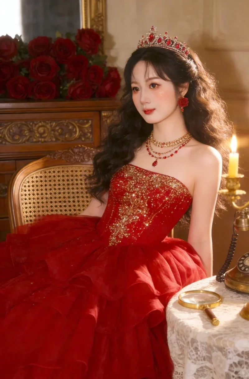 Đầm xòe công chúa giúp bé hóa thân dễ thương