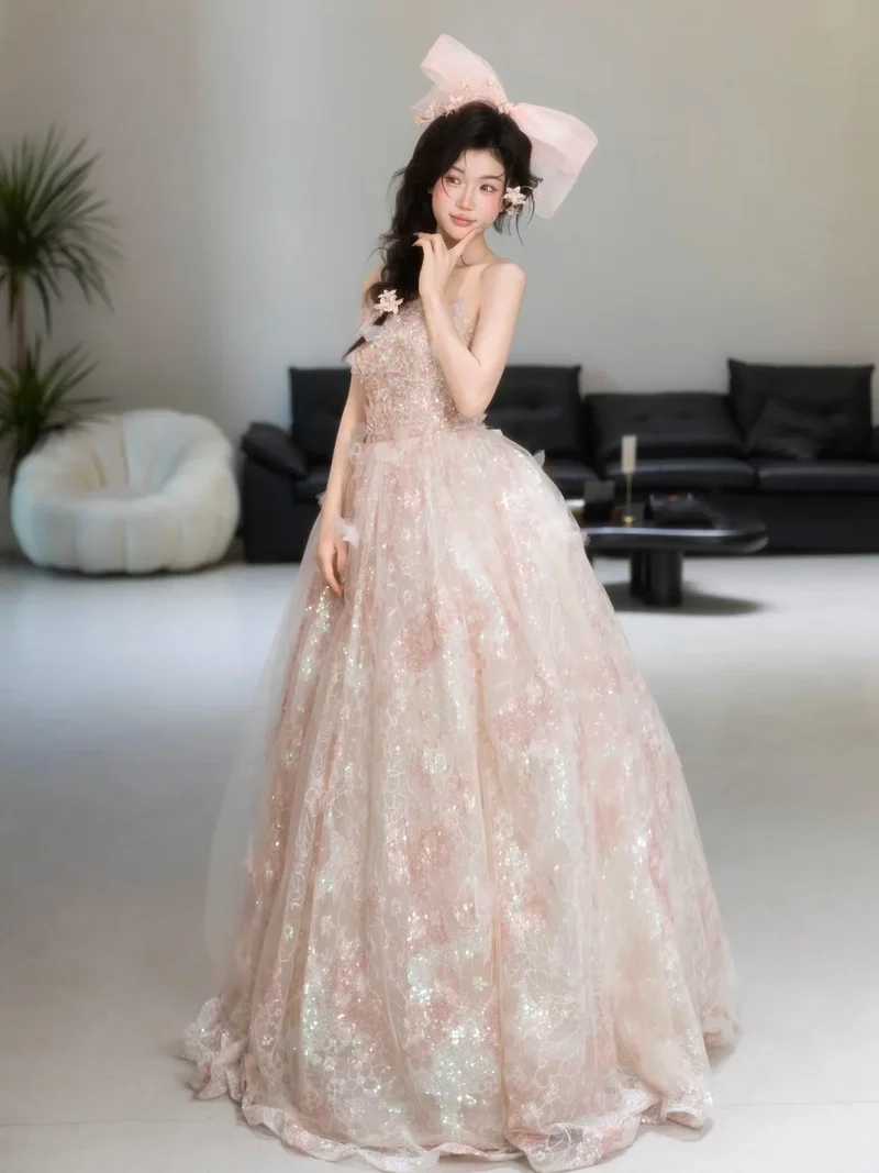 Đầm xòe công chúa cho bé gái đáng yêu