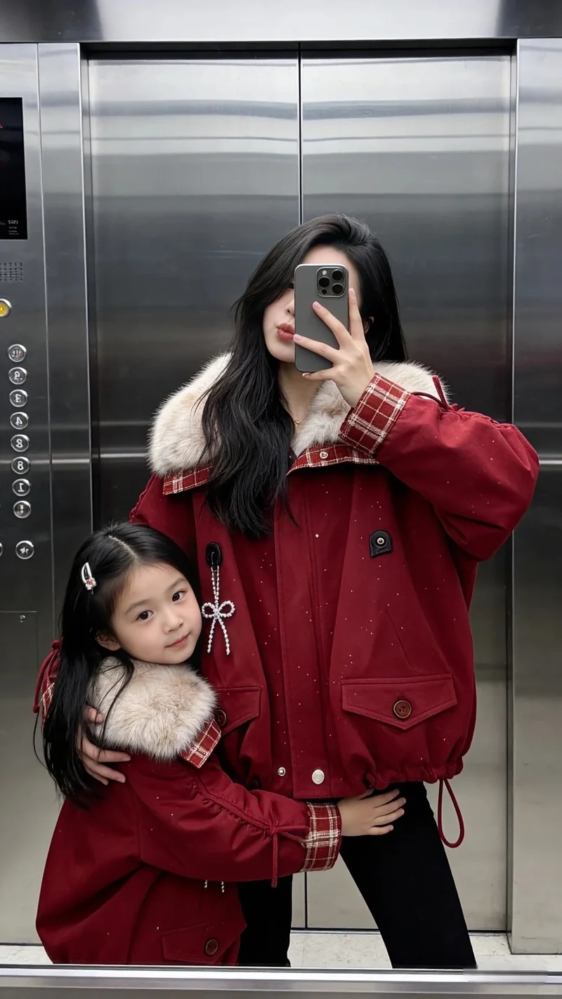 Nhiều mẹ tìm cảm hứng Phối đồ đôi mẹ và bé gái diện Tết đẹp mắt