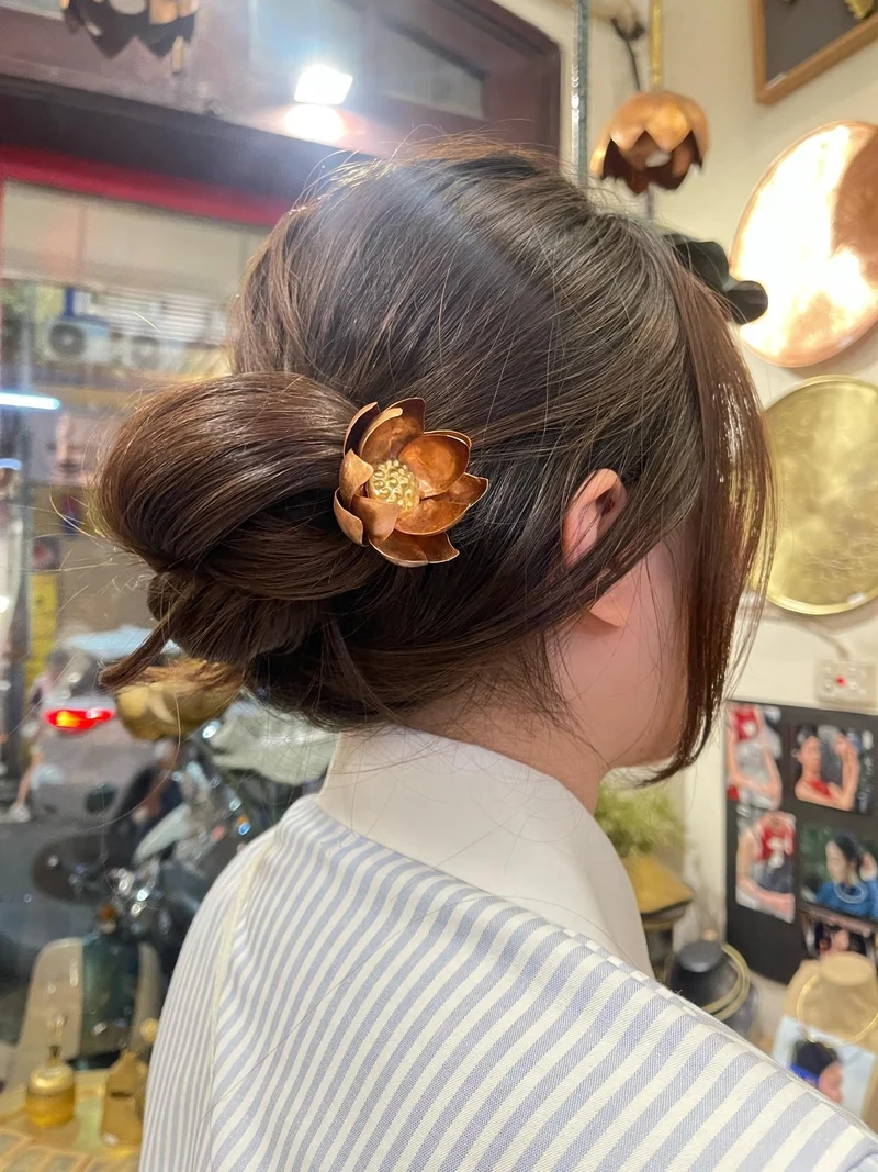 Vẻ đẹp cổ điển toát lên từ Trâm cài tóc cổ trang