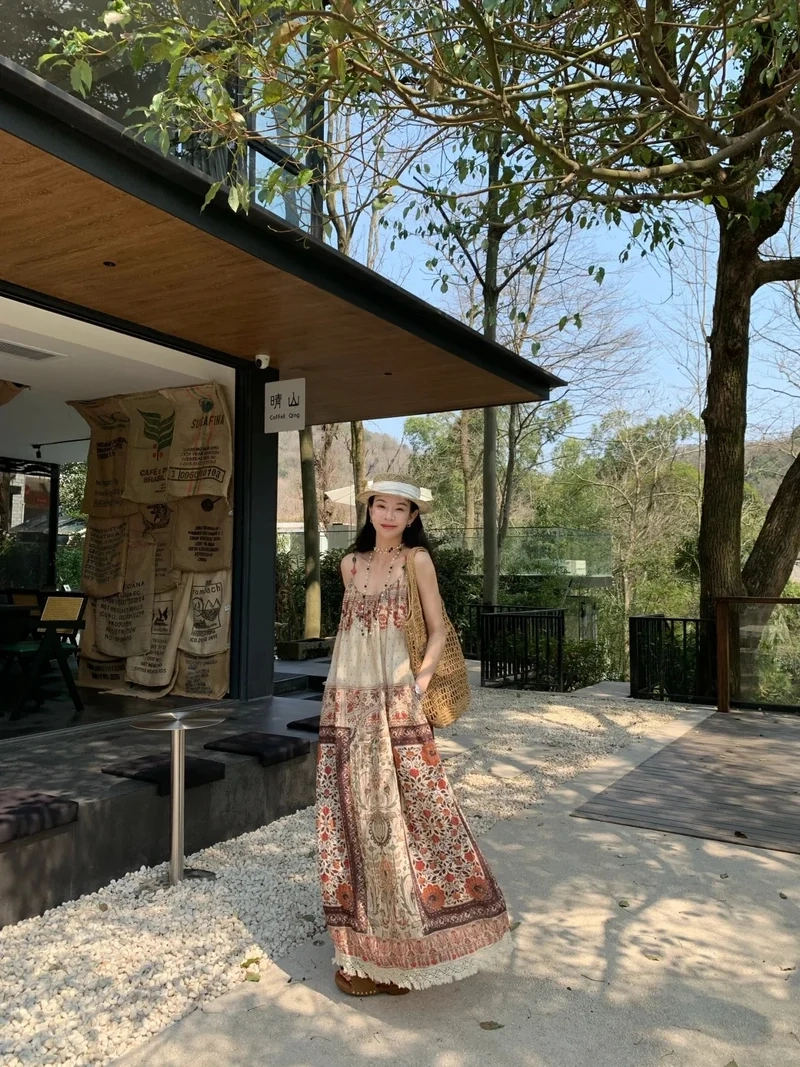 Trang phục chụp ảnh đẹp với Váy maxi sống ảo