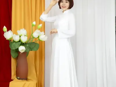 Top 50 mẫu ảnh áo dài 4 tà duyên dáng nhất cho nàng thơ