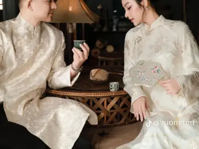 99+ Hình ảnh áo dài đôi nam nữ đẹp cân mọi khung hình