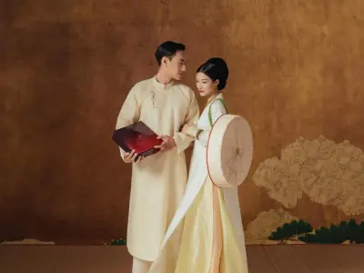 88+ Hình ảnh áo dài gấm cặp sang trọng quý phái nhất