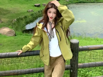 Top 50+ ảnh áo khoác dù nữ form rộng phối đồ cực chất