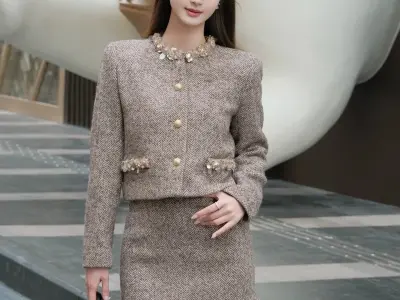 Xu hướng 66+ ảnh set bộ tweed sang chảnh gây bão giới trẻ
