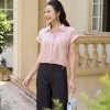 Áo sơ mi croptop: Bí quyết phối đồ dạo phố sành điệu