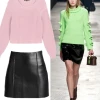 Set áo len chân váy: Biến hóa phong cách street style cực chất