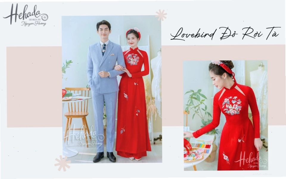 Áo dài cưới đỏ cutout táo bạo, tôn lên vẻ đẹp gợi cảm