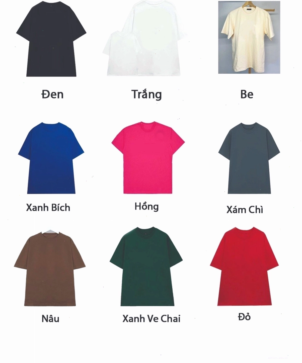 Áo thun form rộng tay lỡ in chữ Lava