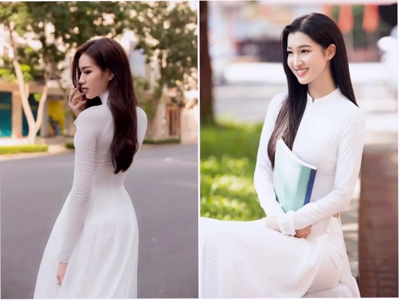 Chi tiết cách điệu trên tà áo dài