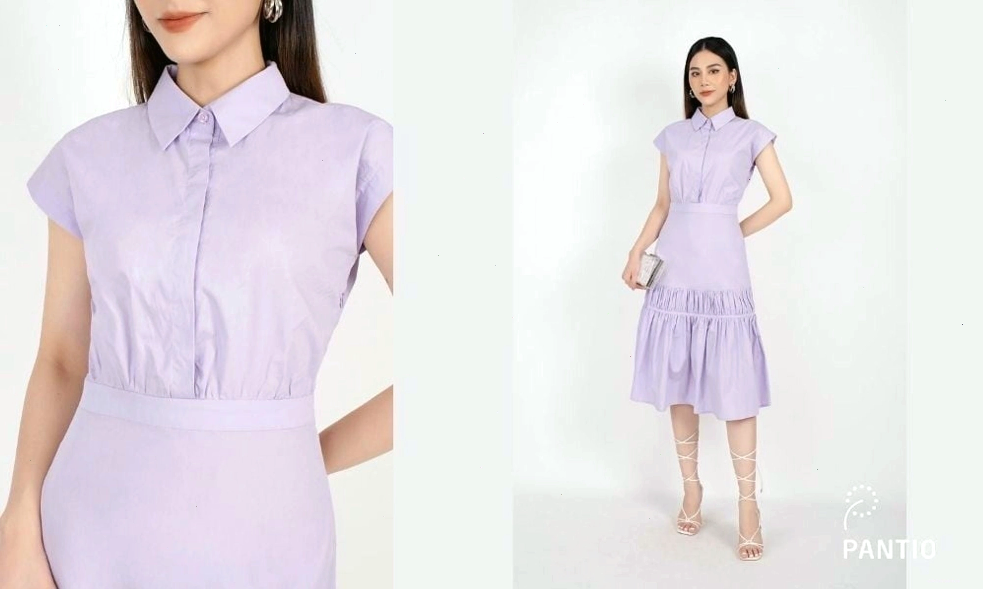 Đầm công sở cho người cao gầy, tôn lên vóc dáng mảnh mai