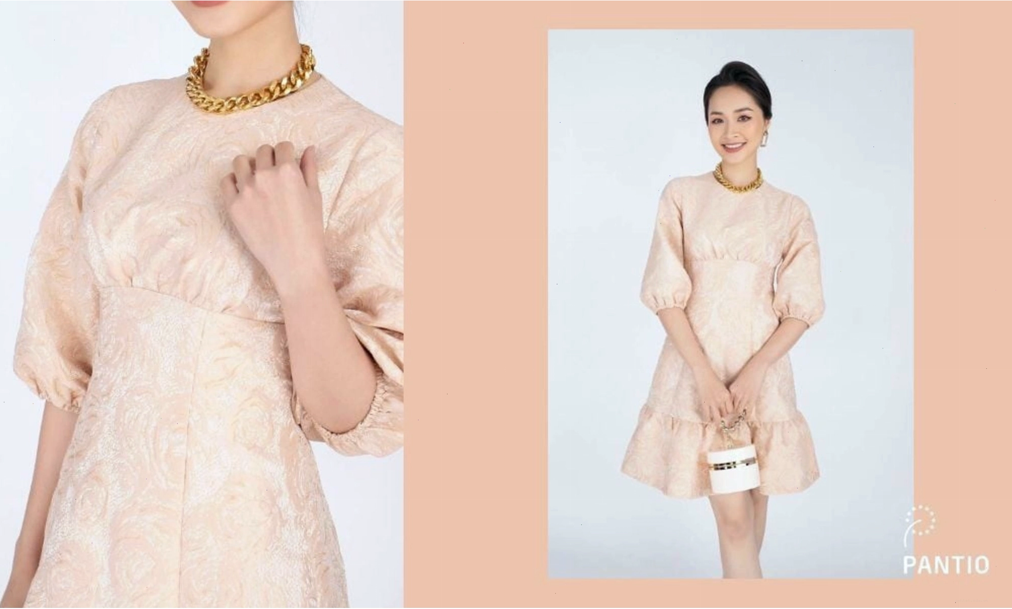 Đầm công sở dáng đuôi cá tôn dáng và đường cong