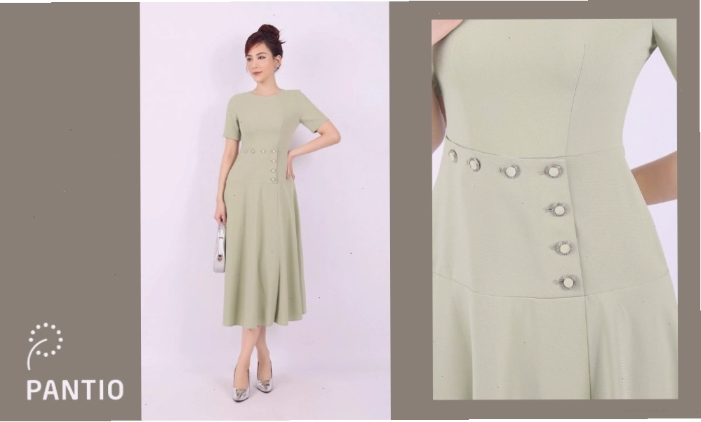 Đầm công sở dáng xòe nữ tính và trẻ trung