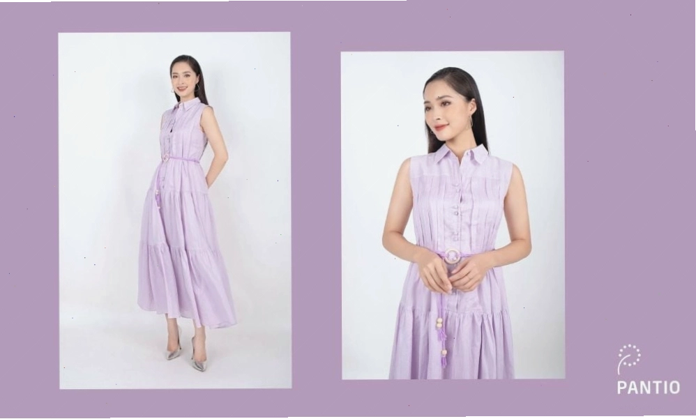Đầm dạ hội dáng suông thanh lịch, tôn dáng hiệu quả