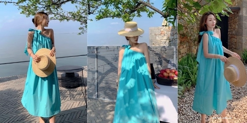 Đầm lệch vai body dáng dài, màu pastel nhẹ nhàng, phù hợp cho các buổi tiệc cocktail.