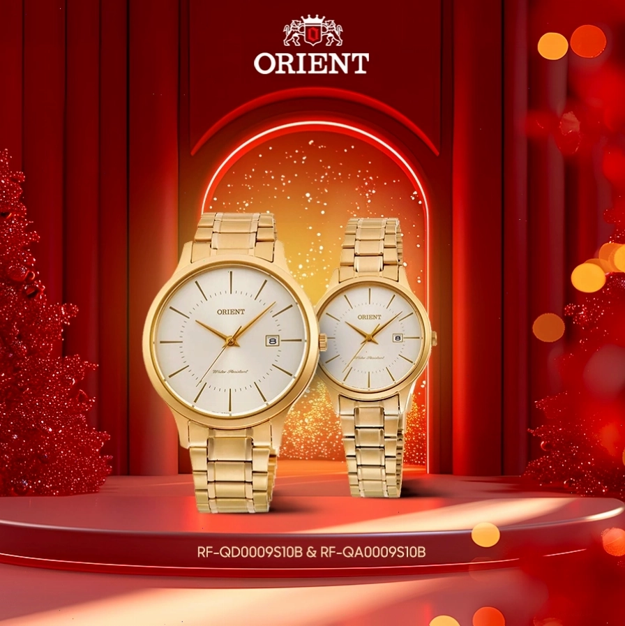 Đồng hồ đôi Orient Q&Q trẻ trung, năng động