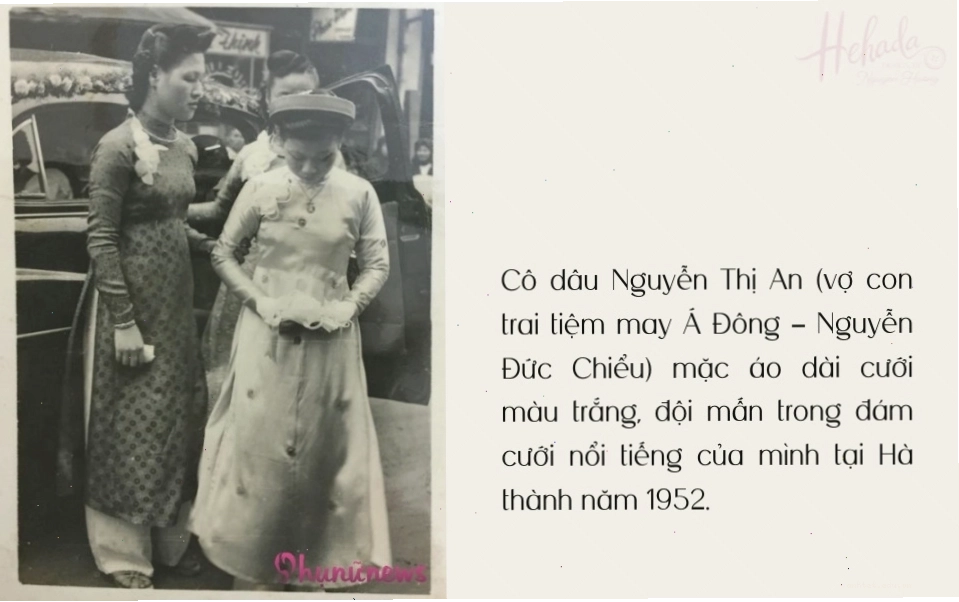 Hình ảnh cô dâu xưa diện áo dài cưới truyền thống với kiểu tóc vấn cao