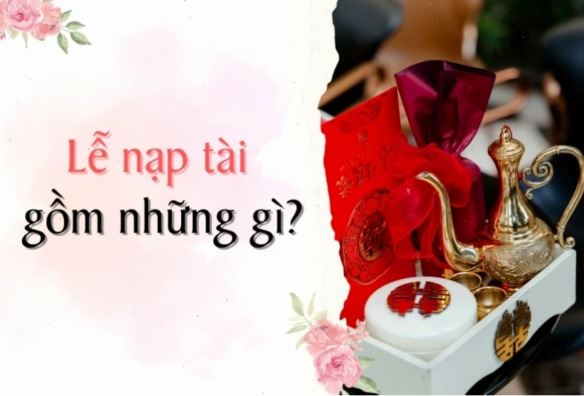 Không gian lễ nạp tài trong đám cưới truyền thống