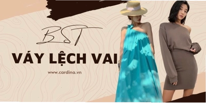Mẫu đầm lệch vai màu đen trơn, dáng body ôm sát, tôn vòng eo thon gọn.