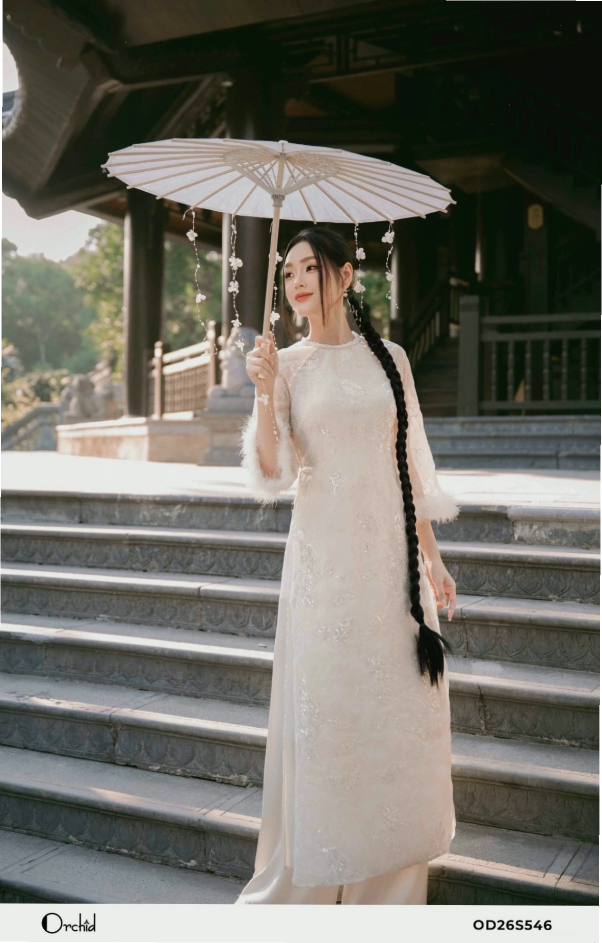 Sét bộ tơ ren thêu họa tiết 3D màu đỏ đô sang trọng, tay lỡ thanh lịch