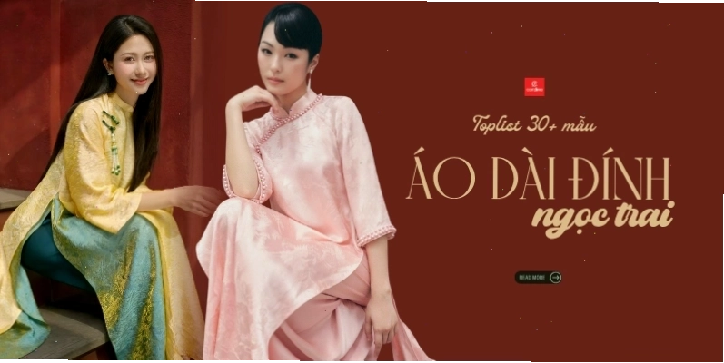 Tổng hợp các mẫu áo dài đính ngọc trai đẹp và sang trọng