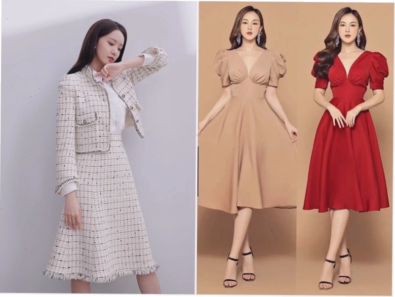 Xu hướng váy xòe ngắn dự tiệc, chất liệu voan tơ bồng bềnh