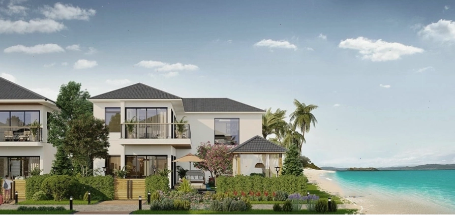 Biệt thự biển phong cách hiện đại tối ưu công năng sử dụng