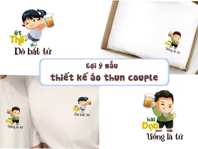 Áo đôi in tên - Phối đồ couple & Concept chụp ảnh street style