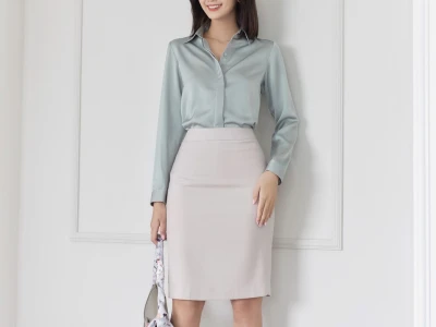 Chân váy bút chì 2026: Biến hóa phong cách street style cực chất