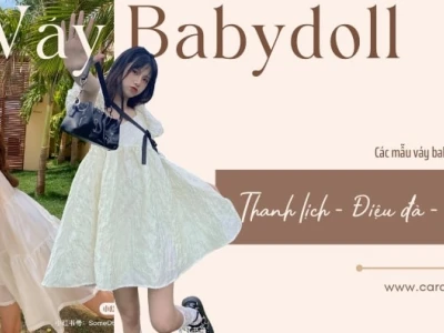 Diện đầm babydoll tay phồng: Chuẩn fashionista 2026