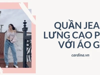 Quần jean cạp cao lên đồ street style cực chất