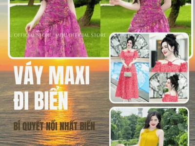 Váy Maxi Đi Biển: Xu Hướng Street Style 2026 Cho Nàng Thêm Quyến Rũ