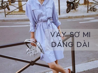 Váy sơ mi dáng dài: Biến hóa phong cách Streetwear dẫn đầu xu hướng 2026